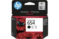 HP 654 Black Ink Cartridge 7FP39UE