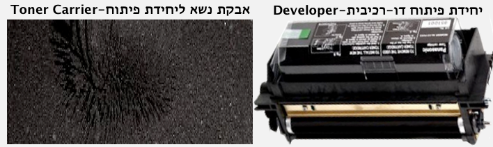 יחידת פיתוח לטונר דו-רכיבי ,צילום של נשא טונר